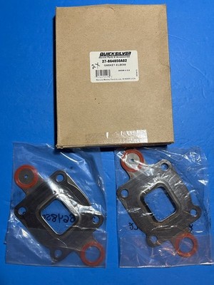 Pair 2pc Mercruiser Exhaust Manifold Elbow Gasket Riser Dry Joint 27-864850A02