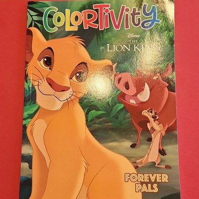 ColorTivity Disney Lion King Forever Pals Coloring Book w/ Finger Puppets