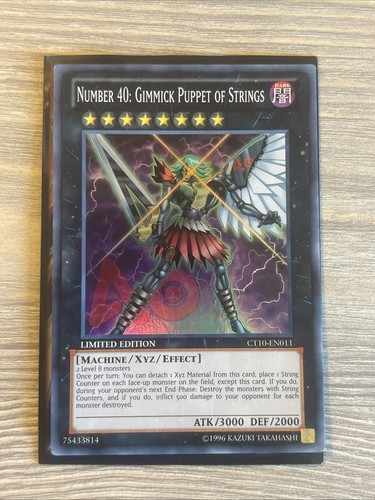 Number 40: Gimmick Puppet of Strings CT10-EN011 YuGiOh Collectible Tins 2013 card