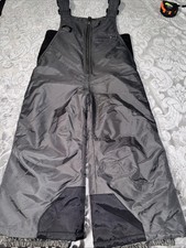 Rawik Kids 3T Charcoal Snow Bibs Ski Pants Insulated Winter Overalls