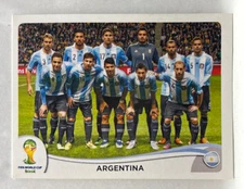 Panini World Cup 2014 Brazil - # 413 - ARGENTINA TEAM GROUP