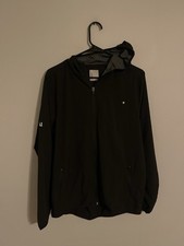 Vuori V512 Outdoor Trainer Shell Black Full Zip Hooded Jacket - Men's Medium