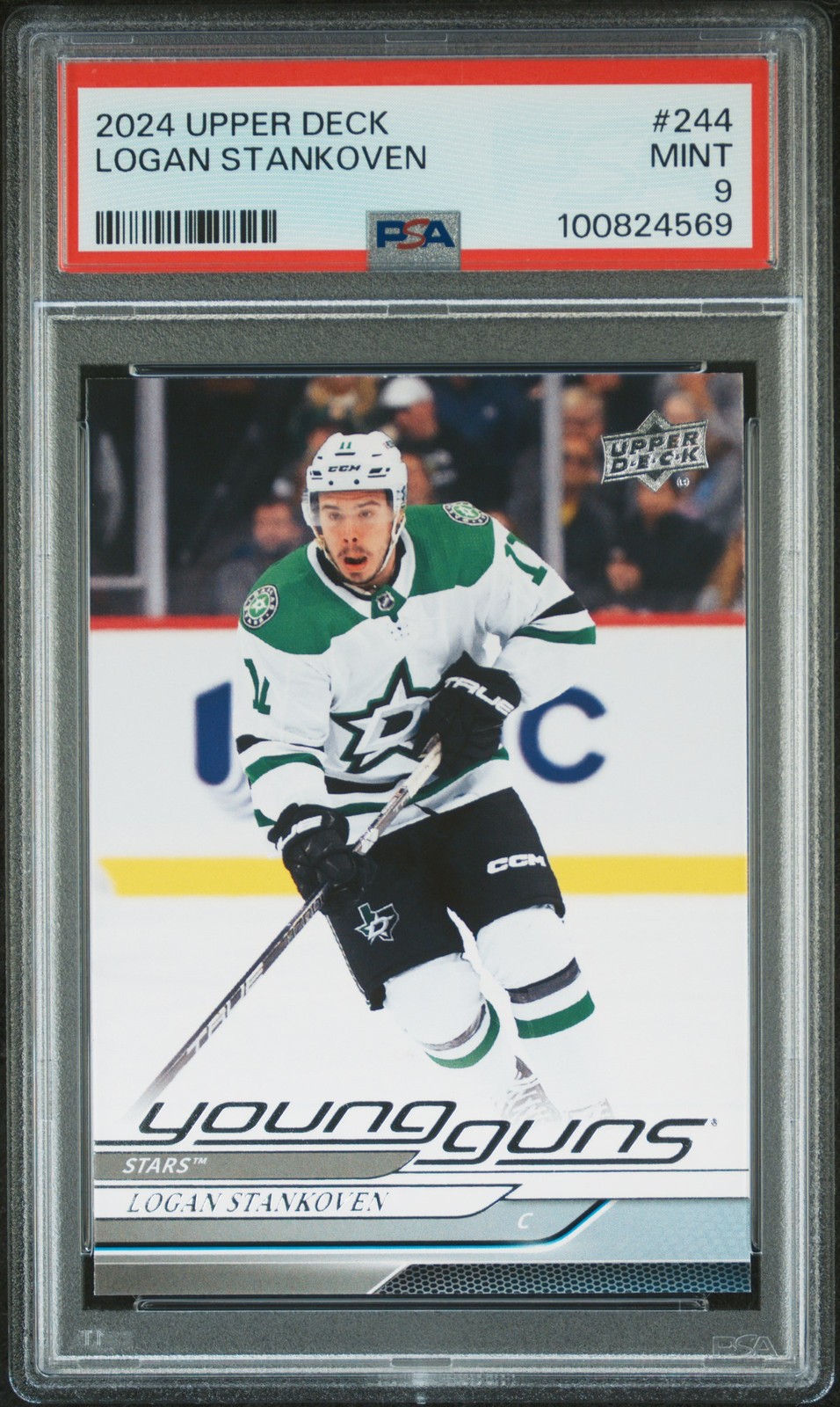2024 UD #244 LOGAN STANKOVEN PSA 9