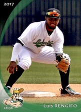 2017 Clinton LumberKings Grandstand #27 Luis Rengifo Venezuela VZ baseball Card