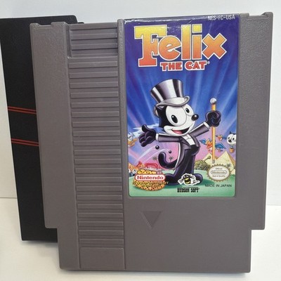 Felix the Cat Nintendo NES +Dustcover Tested Authentic CLEAN