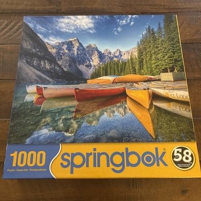 SPRINGBOK ~CALM CANOES!~ 1000 PIECE PUZZLE 24'' X 30''  2021 # 33-11020  10+