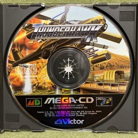 Thunderhawk Mega-CD Japan Victor 1993 Complete w/ OBI Manual Mint 3D Shooting