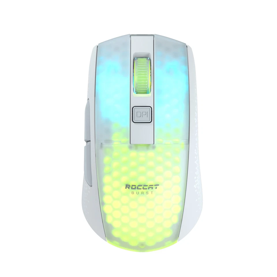 Roccat Burst Pro Air - Lightweight Symmetrical Optical Wireless RGB Gaming Mouse