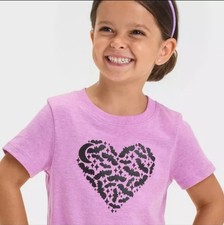 Toddler Girls' Halloween Bat Heart Short Sleeve T-Shirt - Cat  Jack Size 3T