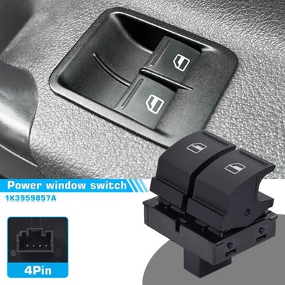 Electric Window Switch Driver 1K3959857A For VW Polo Caddy Seat Ibiza Leon UK - Image 1 of 4
