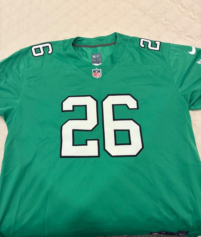 Saquon Barkley Philadelphia Eagles Nike Game Jersey Kelly Green Men's Large