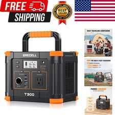 Portable Power Station 300W, 230.88Wh Solar Generator with 60W USB-C PD Outpu...