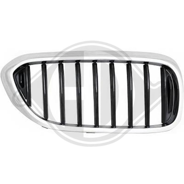 KüHlergrill KüHlergitter Chrom Schwarz FüR BMW 5Er Touring G31 G30-image