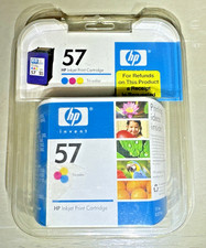 Authentic HP 57 Tri-Color Inkjet Cartridge C6657AN - New Sealed FREE SHIPPING