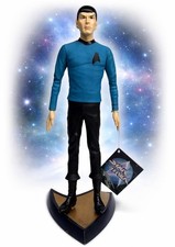 Star Trek 1991 Spock 10.5" Figure With Base  Tag by Hamilton Gifts Vintage