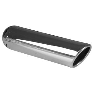 Stainless Steel Polished Tip Rolled Angle - 2.25'' Inlet - 3.5'' Outlet - 16'' Long