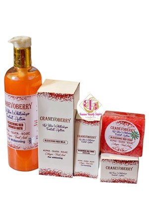 Evob Cranevoberry 5D Körpermilch, Serum, Duschgel, Seife, Gesichtscreme. Multi-Angebot