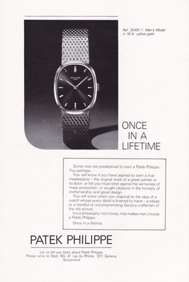 Patek Philippe Golden Ellipse Original 1974 Vintage Print Ad!!
