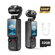 4K Vlogging Camera Handheld Video Camcorder Stabilization 180 Degree Rotatable
