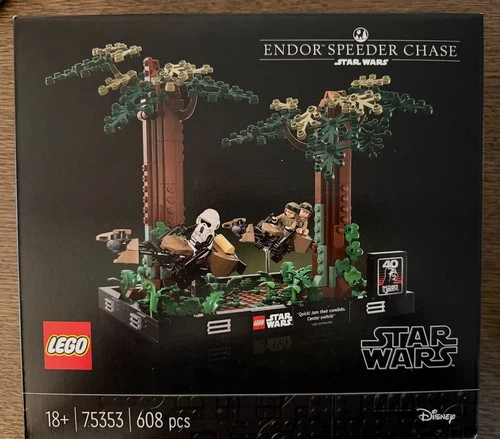 LEGO Star Wars 75353 - Endor Speeder Chase Diorama - New & Boxed - New & Sealed