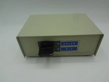 Data Transfer Switch 2 Way Parallel PRINTER 25 Pin Port A B Computer Box Vintage