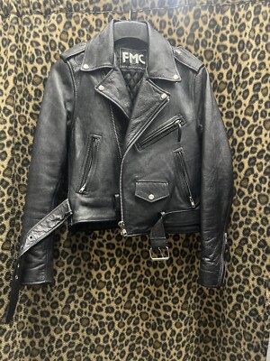 Black Leather Biker Jacket