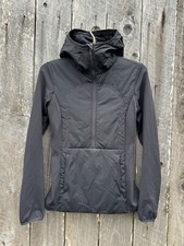 Lululemon Women s Black Hooded Half Zip Jacket Sz 4 RN 106259 Pocket 478