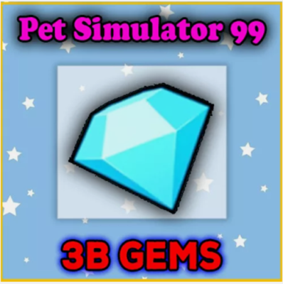 Pet Simulator 99(Pet Sim 99 PS99)- 1B 2B 3B 5B 10B GEMS - The