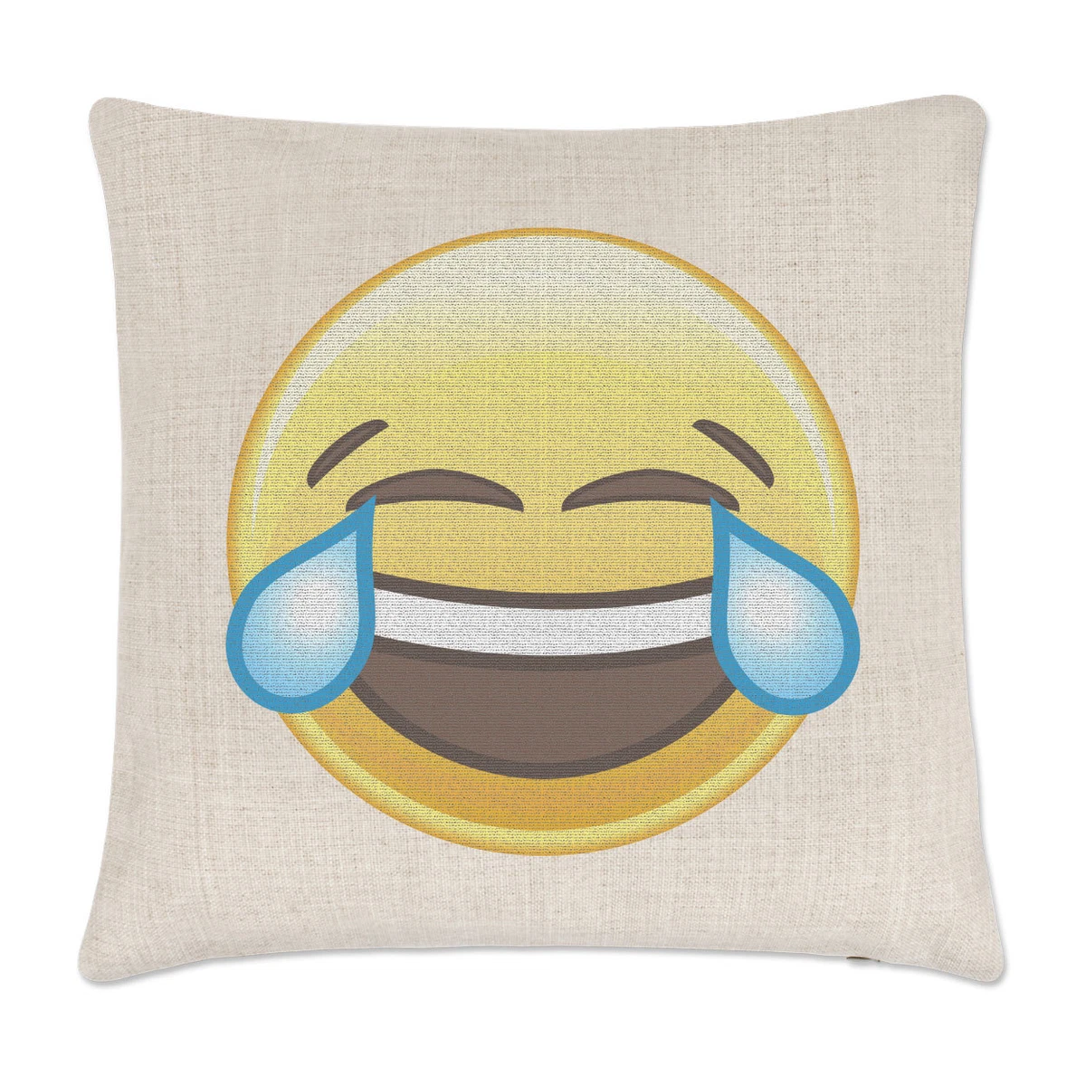 Emoji top cushion cover