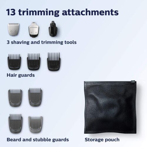Philips Norelco Multigroom 3000 13-Piece Men's All-in-One Trimmer MG3740/40 NEW - Picture 4 of 8