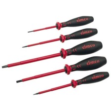 Cimco Schlitzschraubendreher-Satz, VDE-isoliert, 5-teilig 117700