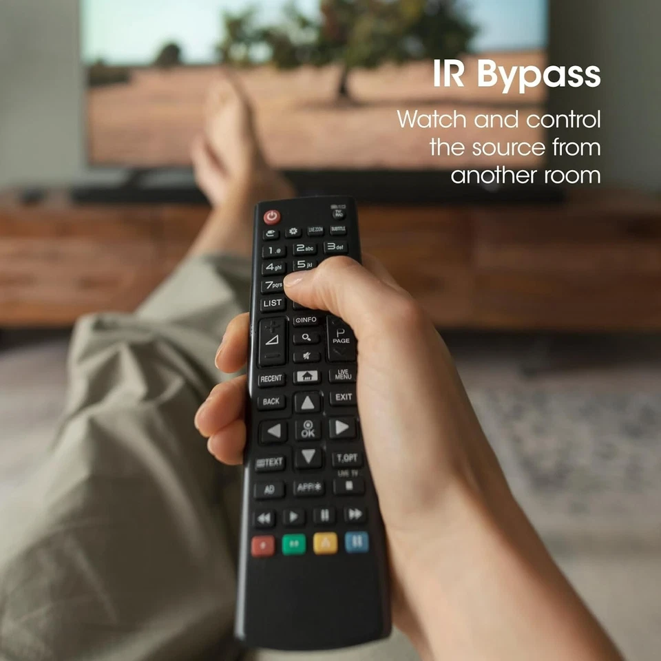 Signal Booster SLx 4 Way TV Amplifier HD TV/FM/DAB Signal 4G Filter IR Bypass - Image 3 of 4