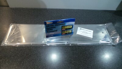 1x Metal/Chrome Universal Car/Van Registration/Number Plate Surround. Motorama