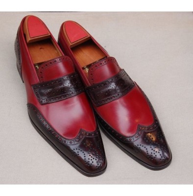 formal shoes red colour