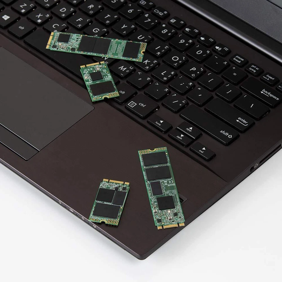 Transcend SSD M.2 2242 512GB SATA III 6Gb / s 3D TLC NAND DDR3 TS512GMTS430S NEW - Image 2 of 4