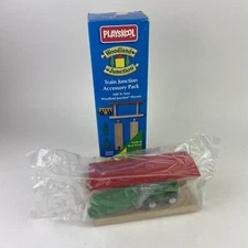 Vtg 1996 NOS Playskool Woodland Junction Accessory 6 Pcs Pack Train Track Tree