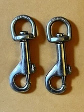 Swivel Snap Hooks Lot of 10 • Metal Hooks Premium Axelrod - Brand New