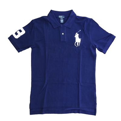 Polo Ralph Lauren Shirt XL (18-20) Youth Blue Short Sleeve #3 | eBay