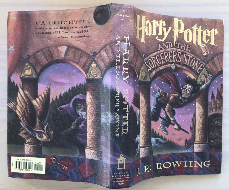 J.K. ROWLING Harry Potter and the Sorcerer's Stone 1st American Edition 1998 - Image 3 of 4