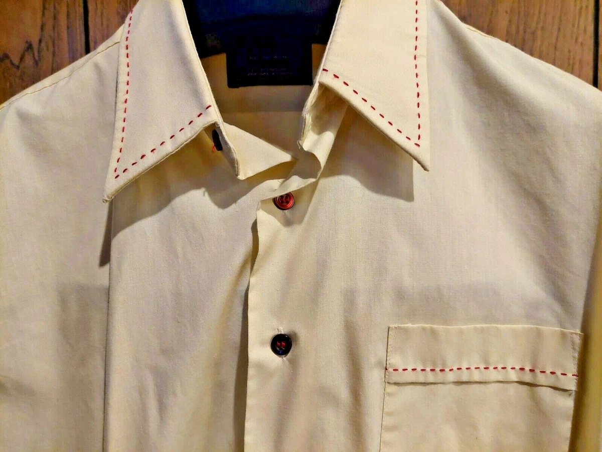 Vintage western shirt Van Cort Woolworths long sleeve 70s large 16