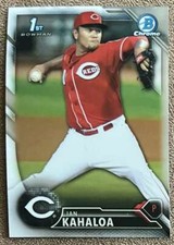 2016 Bowman Chrome Prospects Ian Kahaloa Cincinnati Reds #BCP54