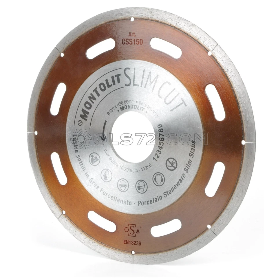 DISQUE DIAMANTES POUR DALLES DES GRES CERAME MONTOLIT CSS SLIM CUT
