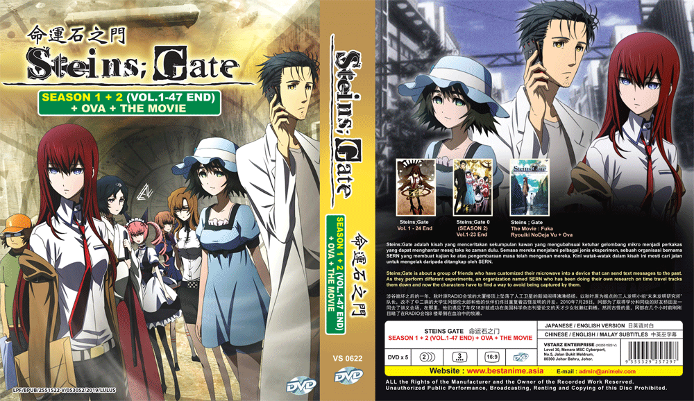 ANIME STEINS; GATE SEA 1-2 VOL.1-47 END +MOVIE +OVA DVD ENGLISH