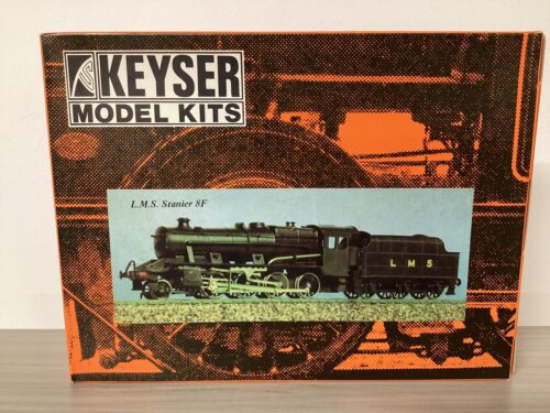 Boxed Keyser K's 4mm OO Gauge White Metal Kit - LMS Stanier 8f Loco - Imagen 1 de 3