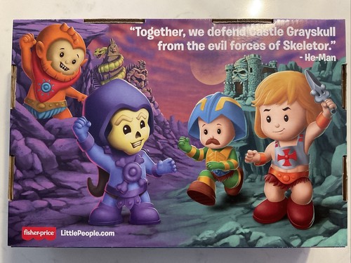 Fisher-Price Little People Collector Set Masters of The Universe MOTU He-man NEW - Picture 5 of 5