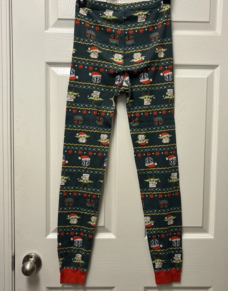 Pantalones de pijama Hanna Andersson Star Wars Navidad Yoda Vader niños 14 Foto 4 de 4