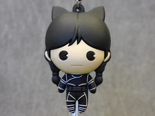 Wednesday NEW * Poe Cup Catsuit Clip * Blind Bag Series 2 Key Chain Monogram