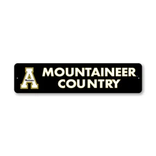 Appalachian State Mountaineer Country Athletics Sign