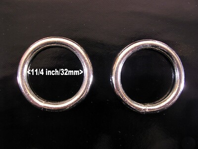 Metallring, geschweißt, 32 mm / 1,25 Zoll Innendurchmesser, zehn