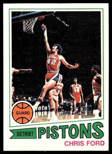 Chris Ford [White Back] #121 1977 Topps card